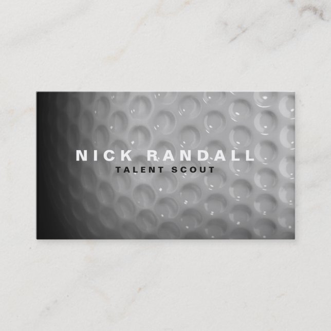 Carte de visite fait sur commande de GOLF (Devant)