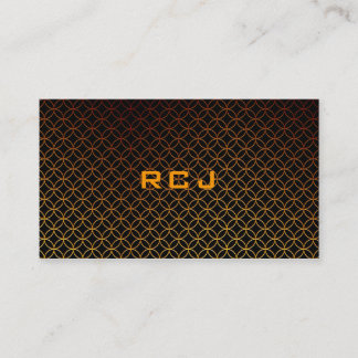Carte de visite fait sur commande de monogramme