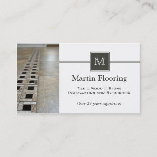 Carte de visite fait sur commande de monogramme de