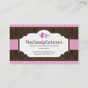 Carte de visite FAIT SUR COMMANDE de traiteur de