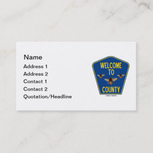 Carte De Visite Faites bon accueil aux abeilles au comté (le sign