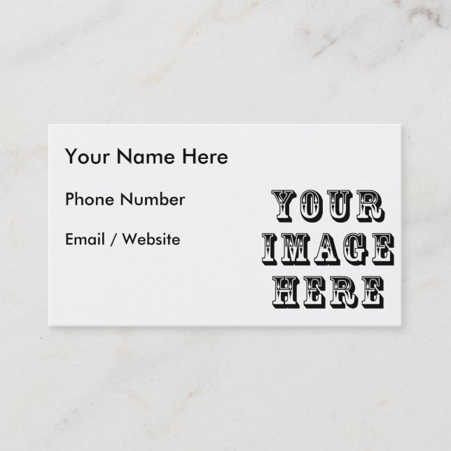 Carte De Visite Faites vos propres (Devant)