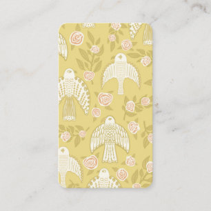 Carte De Visite Falcons & Roses élégants Illustré