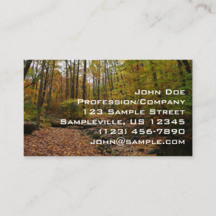 Carte De Visite Fall Creek dans le parc national Laurel Hill State
