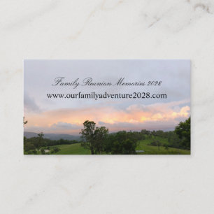 Carte De Visite Family Reunion Memories Website