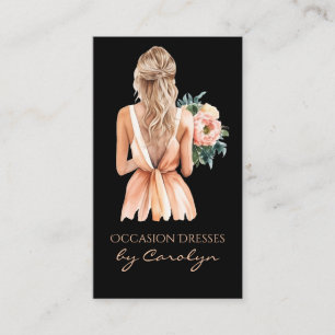Carte De Visite Fancy Dress Wedding Seamstress Business Card