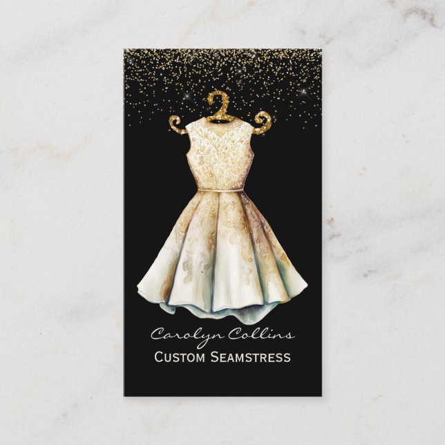 Carte de visite Fancy Robe Seamstress (Devant)