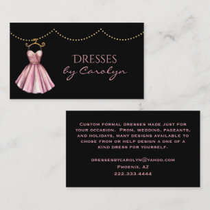 Carte de visite Fancy Robe Tailor