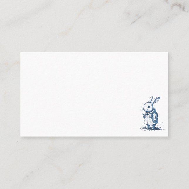 Carte De Visite fantasy doctor nurse healer bunny rabbit (Devant)
