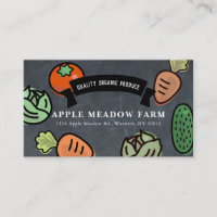 Farmers Market Vegetable Farm Chalkboard