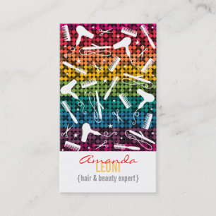 Carte de visite fascinant de verticale de salon de