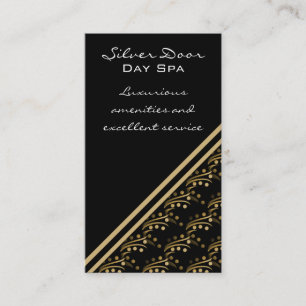 Carte de visite fascinant luxueux, beige d'or