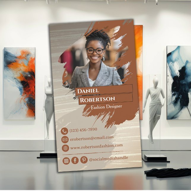 Carte De Visite Fashion Designer (Créateur téléchargé)