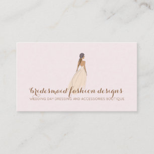 Carte De Visite Fashion for Mariage Bridesmaid Event Party