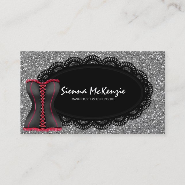 Carte De Visite Fashion Lingerie (Devant)