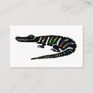 Carte De Visite Faune - CROCODILE - ALLIGATOR - Nature