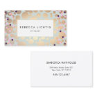 Faux Gold Foil Circles Confetti Beauty Salon