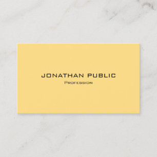 Carte De Visite Faux Gold Moderne Simple Professionnel Semi-brilla