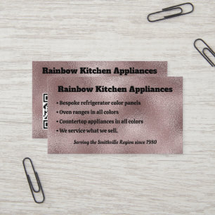 Carte De Visite Faux rose foncé