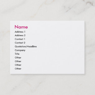 Carte de visite féerique de message