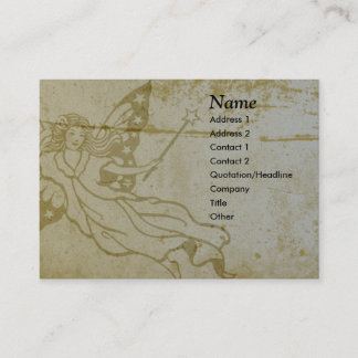 Carte de visite féerique grunge - potelé