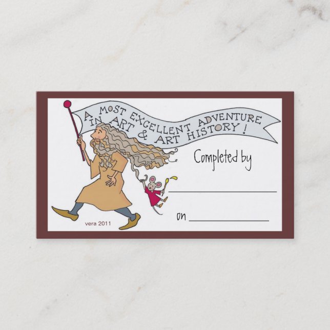Carte De Visite Félicitations ! (Devant)