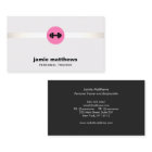 Femme Fitness Personal Trainer Pink Dumbbell