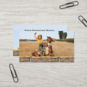 Carte De Visite Femme Occidentale vintage À Cheval Agitant
