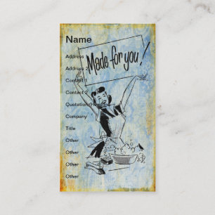 Carte De Visite Femme vintage, Fait Pour Vous