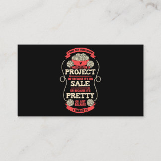 Carte De Visite Femmes Je n'achèterai Fils que si le design pour u