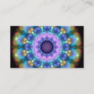Carte De Visite Fenêtre en verre teinté lilas