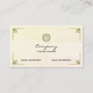 Carte De Visite Feng Shui