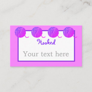 Carte De Visite Fer Crochet/Knit