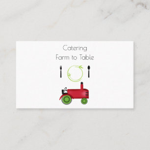 Carte De Visite Ferme à table