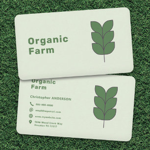 Carte De Visite Ferme biologique