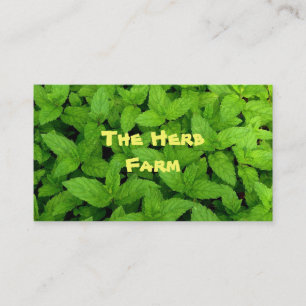 Carte De Visite Ferme d'herbe