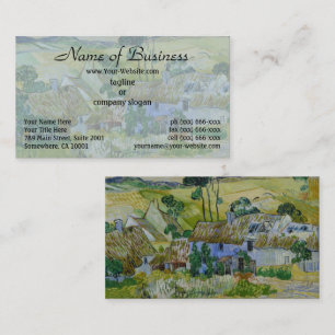 Carte De Visite Fermes près d'Auvers par Vincent van Gogh