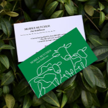 Fermier à boucherie mobile vert et blanc