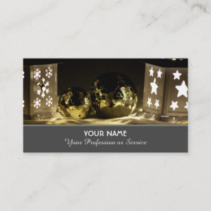 Carte De Visite Festive décoration de Noël