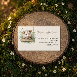 Carte De Visite Fête de naissance de l'opossum forestier • Tirage