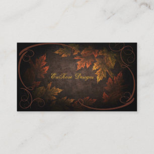 Carte De Visite Feuillage d'automne