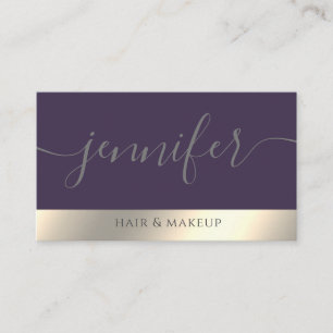 Carte De Visite Feuille d'or professionnelle minimaliste