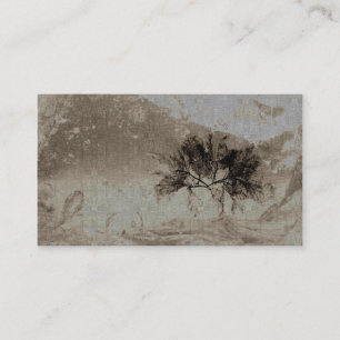 Carte de visite Feuille habillé