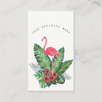 Feuille tropical rose de Flamant rose et de ketmie