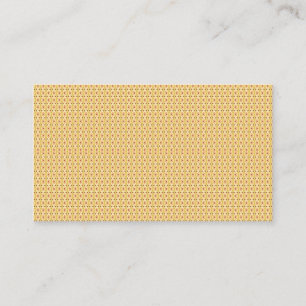 Carte De Visite Feuilles de papier cadeau jaune, orange et marron