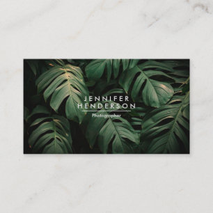 Carte De Visite Feuilles forestiers