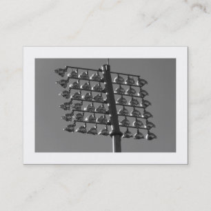 Carte De Visite Feux d'inondation (B&W) (Bordé)