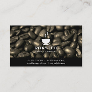 Carte De Visite Fèves de café
