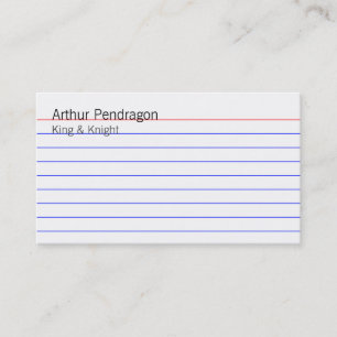 Carte De Visite Fiche