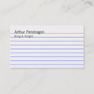 Carte De Visite Fiche